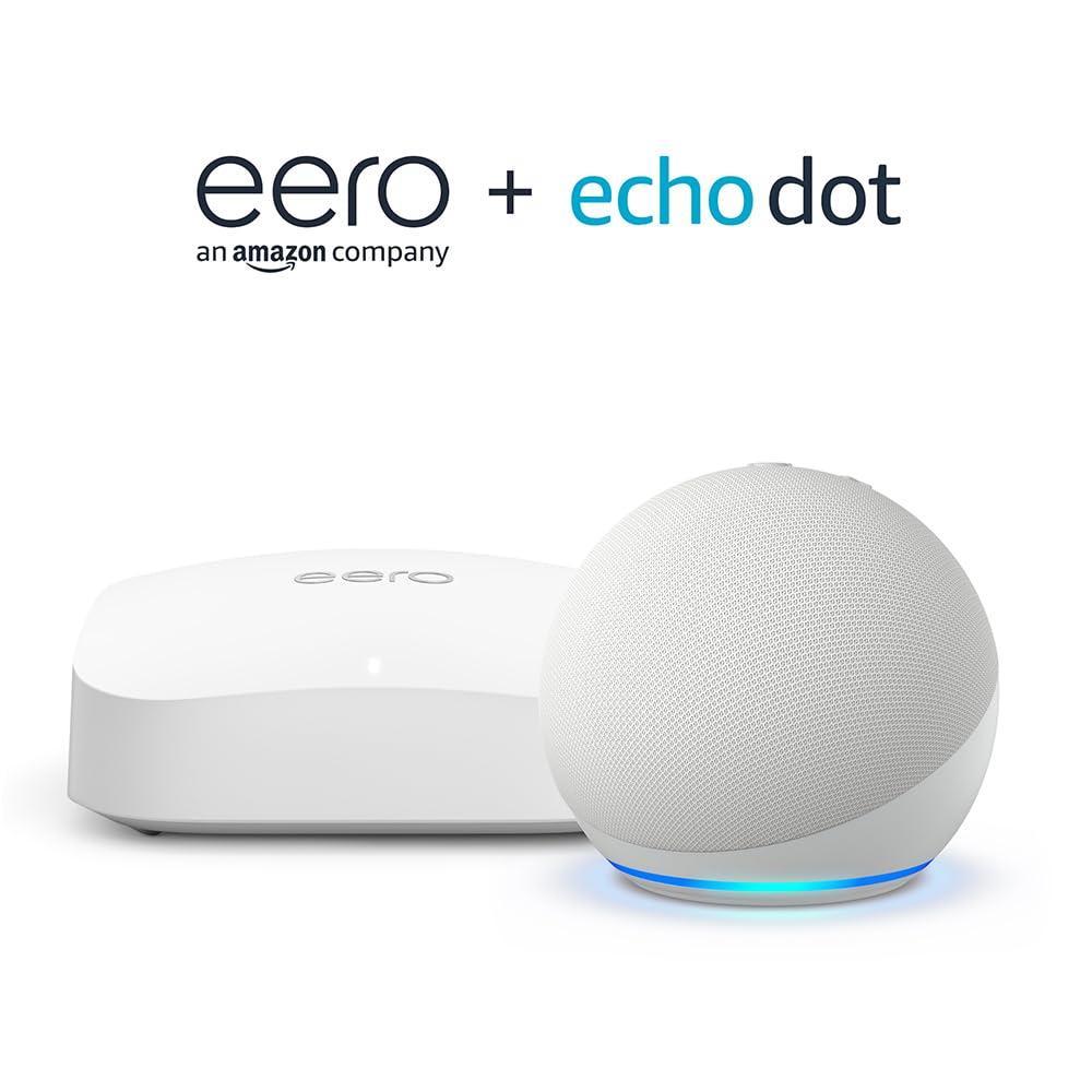 image:imageAmazon eero Pro 6E mesh wifi router 1pack with Amazon Echo Dot