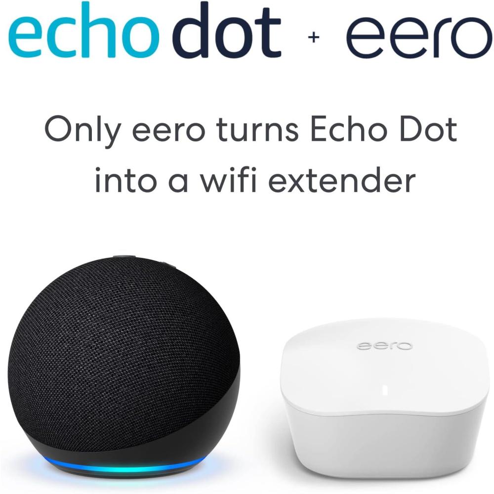 image:imageEcho Dot 5th Gen Charcoal with eero Mesh Wifi Router
