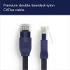 Amazon eero CAT6a Ethernet cable – Supports 10 gigabit+ speeds, 6 inch, 5-pack, Midnight Blue