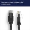 Amazon eero CAT6a Ethernet cable – Supports 10 gigabit+ speeds, 6 inch, 5-pack, Titanium Black