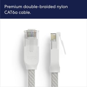 Amazon eero CAT6a Ethernet cable – Supports 10 gigabit+ speeds, 6 inch, 5-pack, Arctic White