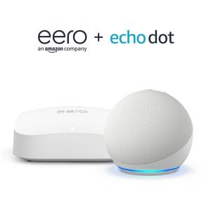 Amazon eero Pro 6E mesh wifi router (1-pack) with Amazon Echo Dot