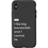 iPhone 15 eero Essentials “I like big bandwidth and I cannot lie.” Case(iPhone X/XS)