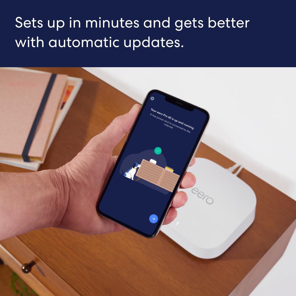 image:imageAmazon eero Pro 6E 1pack Amazon eero 6 2pack mesh WiFi 6 system