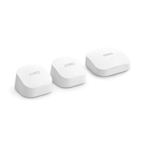 Amazon eero Pro 6E (1-pack) + Amazon eero 6+ (2-pack) mesh Wi-Fi 6 system